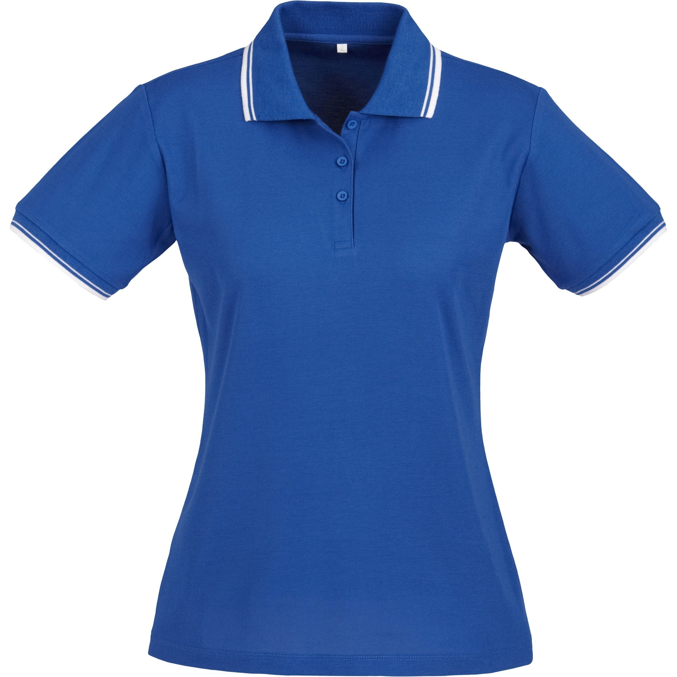 Ladies Cambridge Golf Shirt - Black Only-2XL-Royal Blue-RB