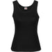 Ladies Columbia Tank Top-L-Black-BL