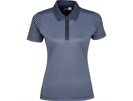 Ladies Compound Golf Shirt - Light Blue Only-