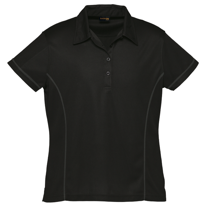 Ladies Contour Golfer Black / XS / Last Buy - Golf Shirts