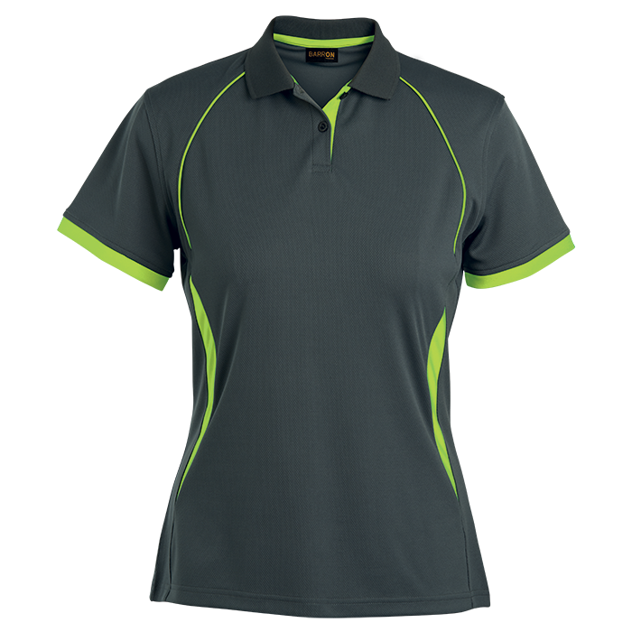 Ladies Derby Golfer  Grey/Lime / SML / Regular - Golf