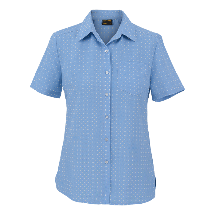 Ladies Donna Blouse Short Sleeve - Shirts-Corporate