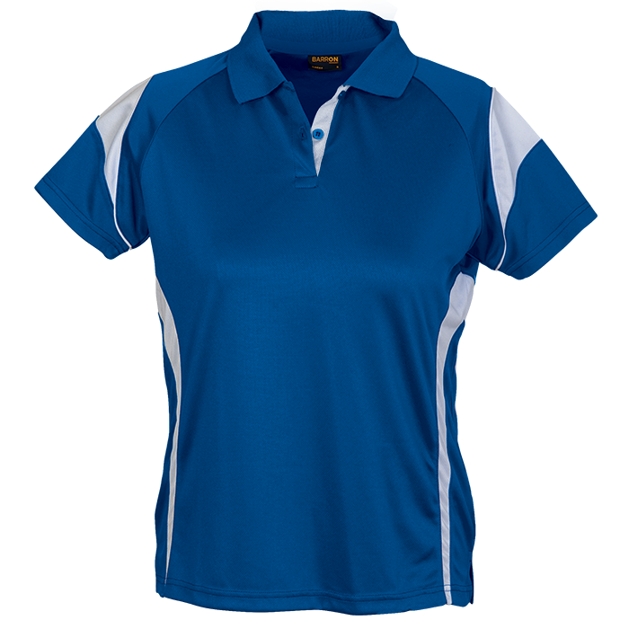 Ladies Eclipse Golfer Royal/White / SML / Last Buy - Golf Shirts