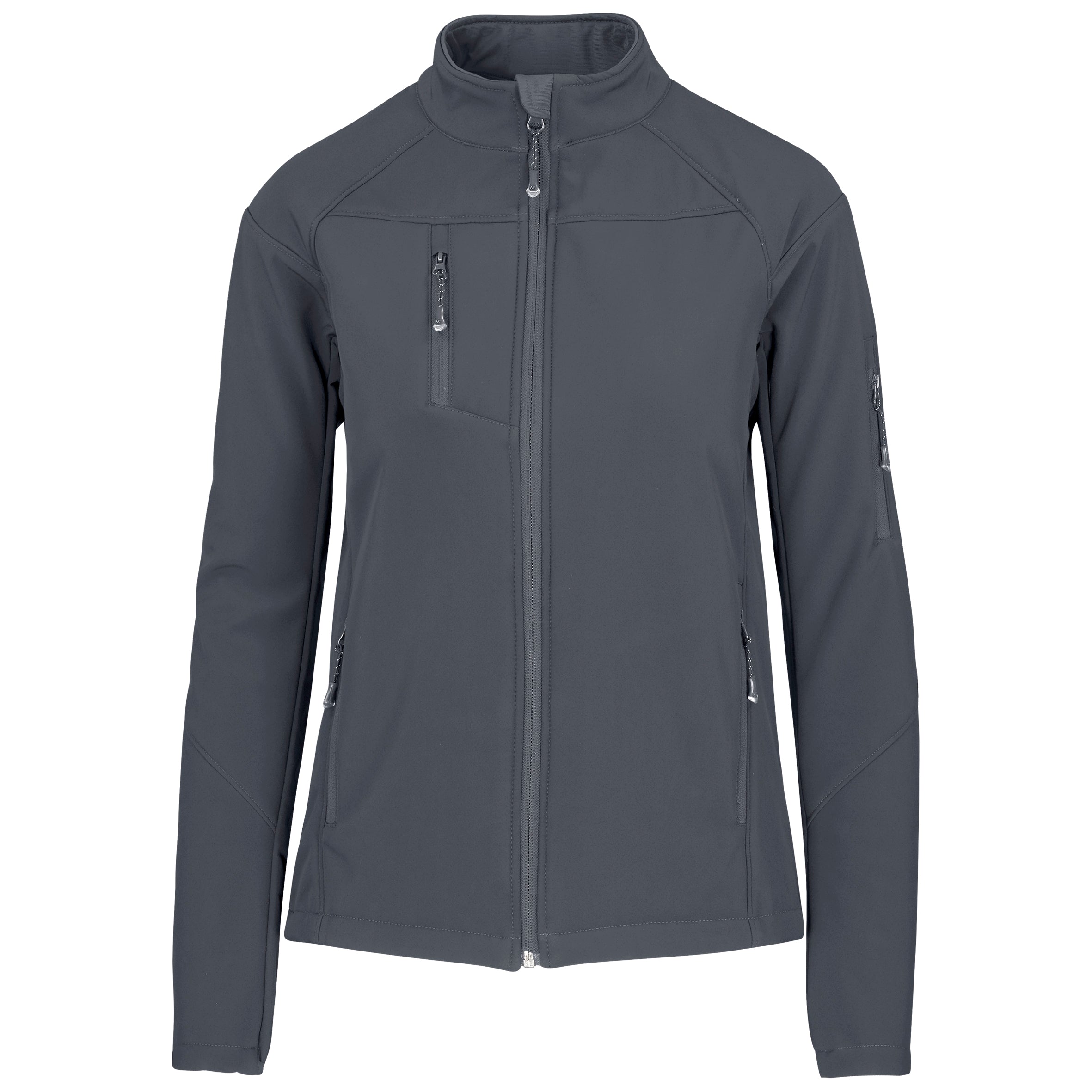 Ladies Elysium Softshell Jacket 2XL / Charcoal / C