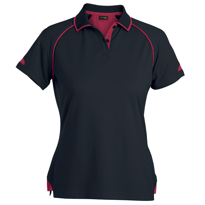 Ladies Felton Golfer Black/Red / XS / Regular - Golf Shirts