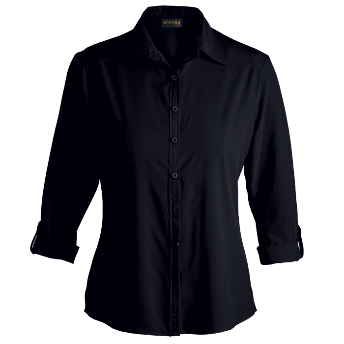 Ladies Geneva Blouse Black / SML / Regular - Shirts-Corporate