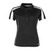 Ladies Horizon Golf Shirt - White Only-L-Black-BL