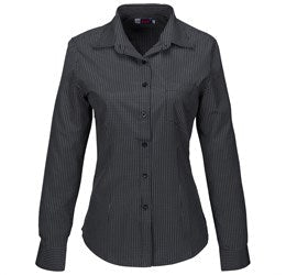 Ladies Long Sleeve Huntington Shirt - Black Only-