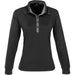 Ladies Long Sleeve Pensacola Golf Shirt - Navy Only-L-Black-BL