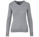 Ladies Long Sleeve Peru V-Neck Jersey-2XL-Grey-GY