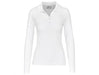 Ladies Long Sleeve Zenith Golf Shirt - White Only-