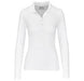 Ladies Long Sleeve Zenith Golf Shirt - White Only-L-White-W