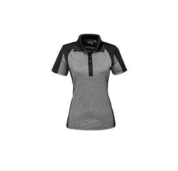 Ladies Matrix Golf Shirt - Navy Only-L-Black-BL