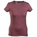 Ladies Melange Crew Neck T-Shirt Maroon / XS / Regular - T-Shirts