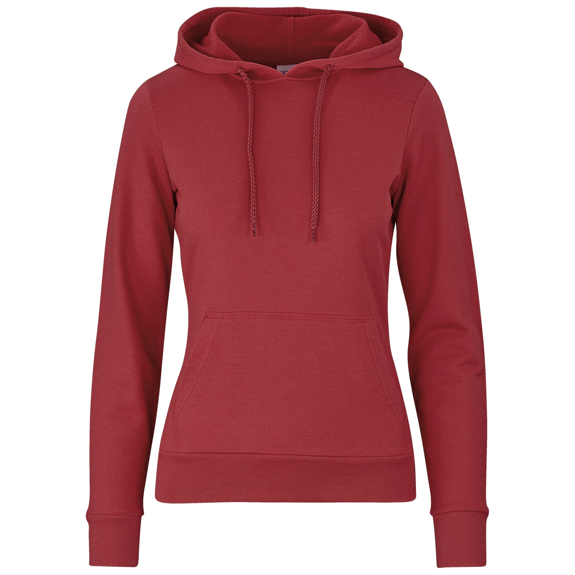 Ladies Omega Hooded Sweater-L-Red-R