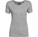 Ladies Oregon Melange T-Shirt-L-Grey-GY
