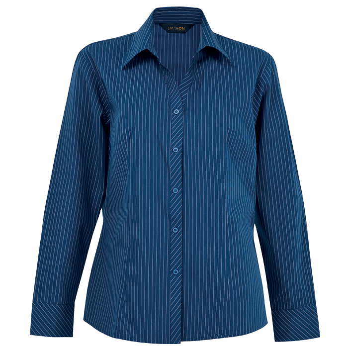 Ladies Quest Long Sleeve Blouse - Shirts-Corporate