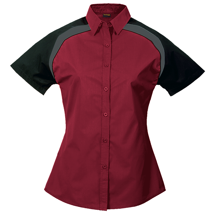 Ladies Raptor Shirt Red/Black/Granite / SML / Last Buy - Shirts-Racing