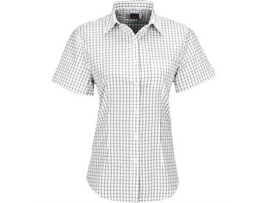 Ladies Short Sleeve Aston Shirt - White Only-