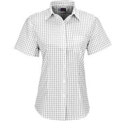 Ladies Short Sleeve Aston Shirt - White Only-