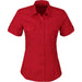 Ladies Short Sleeve Kensington Shirt-L-Red-R