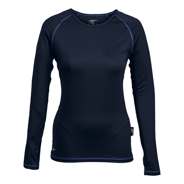 BRT Ladies Signature Long Sleeve Top  Navy / XS / 