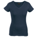 Ladies Slub V Neck T-Shirt  Navy / XS / Last Buy -