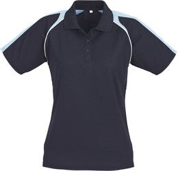 Ladies Triton Golf Shirt - Black Yellow Only-