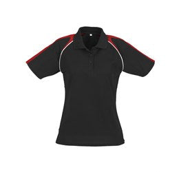 Ladies Triton Golf Shirt - Black Yellow Only-