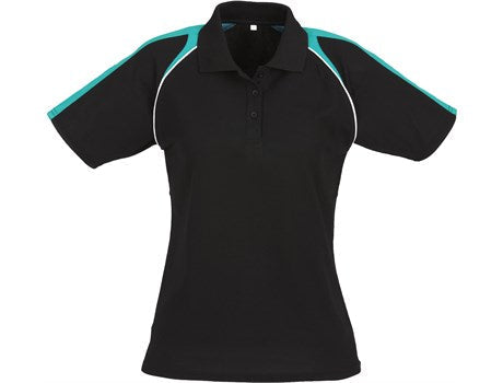 Ladies Triton Golf Shirt - Black Yellow Only-