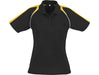 Ladies Triton Golf Shirt - Black Yellow Only-