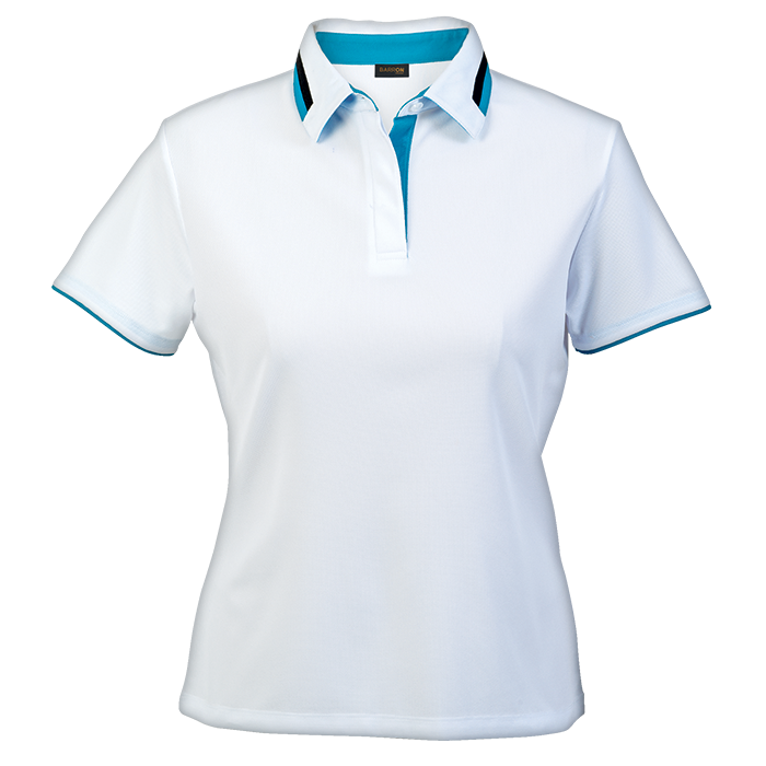 Ladies Vitality Golfer  White/Blue/Black / XS / 