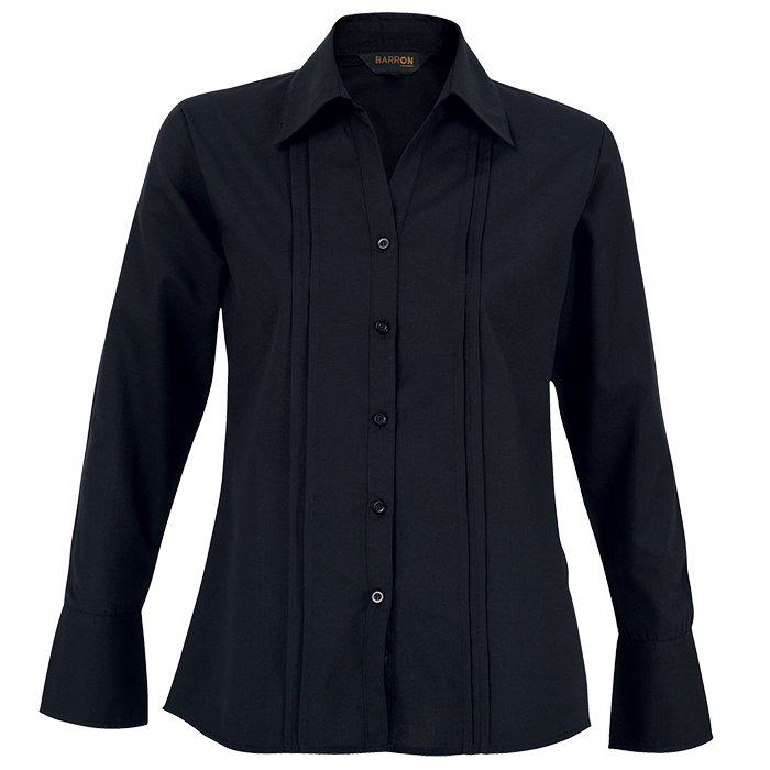 Ladies Vogue Blouse Long Sleeve Black / SML / Last Buy - Shirts-Corporate