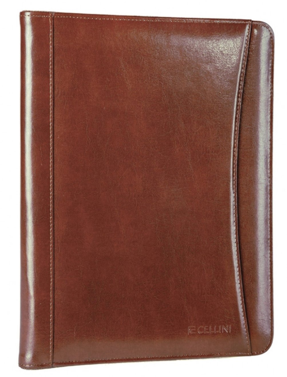 A4 Leather Zip Around Folder | Brown-