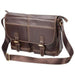 Leather Trendy Messenger Bag | Brown-Messenger Bags