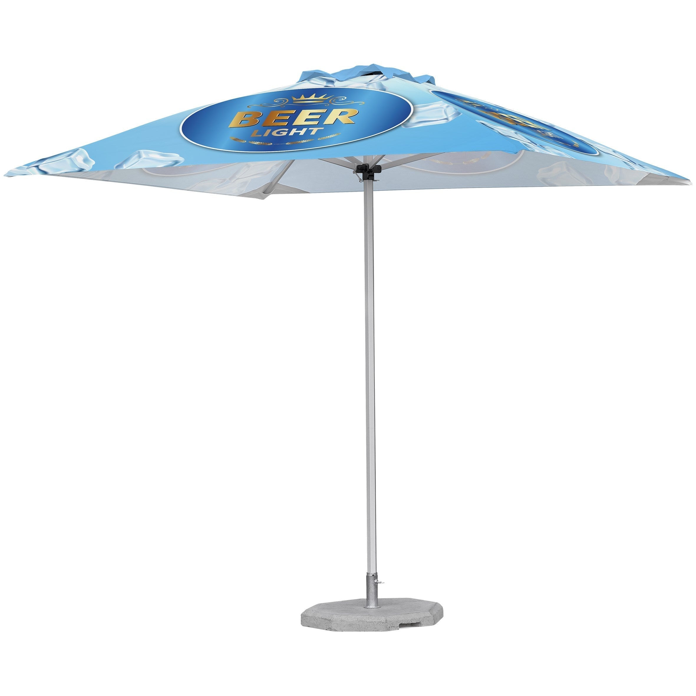 Legend Sublimated Parasol Single Pole 2.2m X 2.2m-