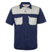 Legendary Short Sleeve Work Shirt Navy/Stone / S - High Grade Shirts