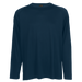 Long Sleeve Polyester T-Shirt Navy / SML / Regular - T-Shirts