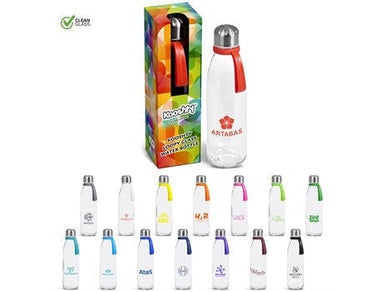 Kooshty Loopy Glass Water Bottle - 650ml-Water Bottles