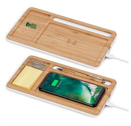 Maitland Desk Organiser With Wireless Charger-