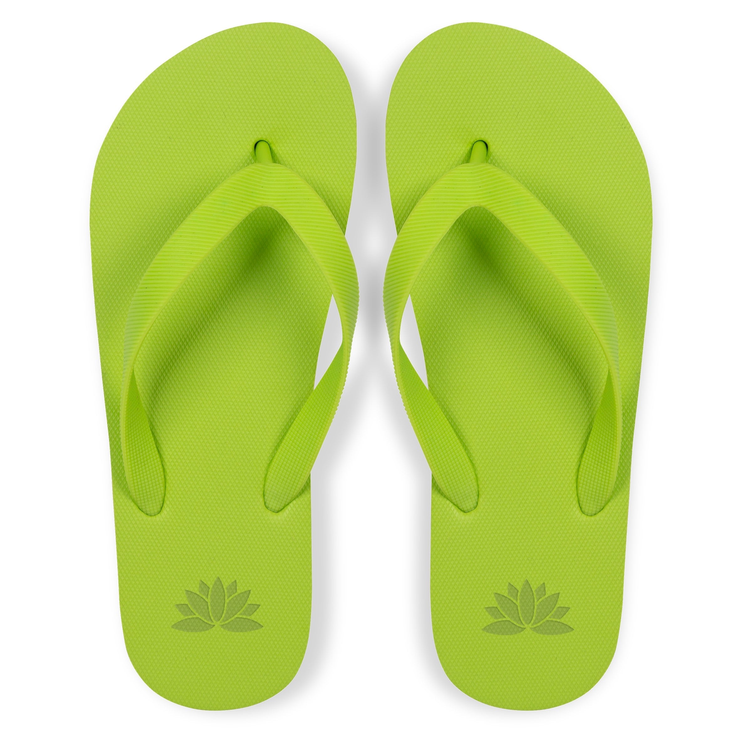 Maldives Unisex Flip Flops - Lime