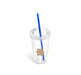 Malibu Double-Wall Frosted Straw Tumbler Blue / BU