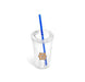 Malibu Double-Wall Frosted Straw Tumbler