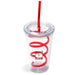 Malibu Tumbler & Twisty Straw Red / R