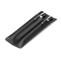 Marvin Double Pen Pouch (excludes pens)-Black-BL