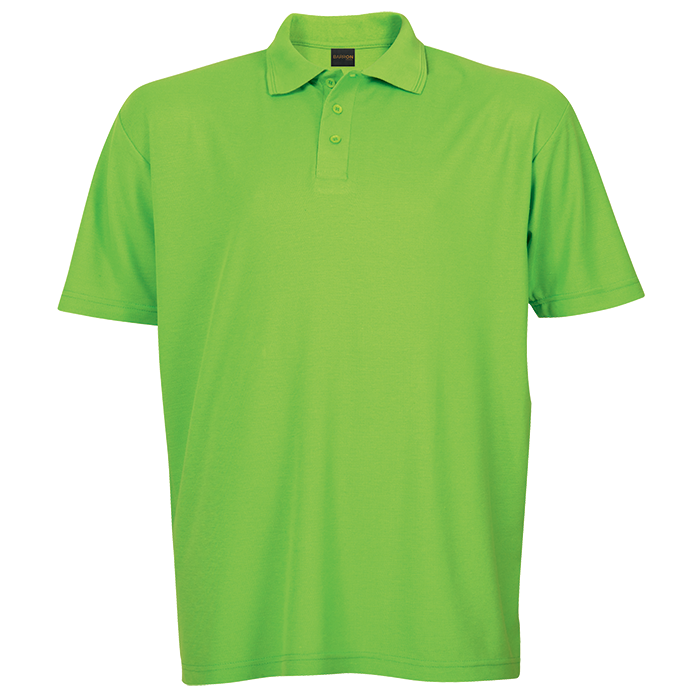 Mens 175gsm Creative Pique Knit Golf Shirt Lime / SML / Regular - Shirts