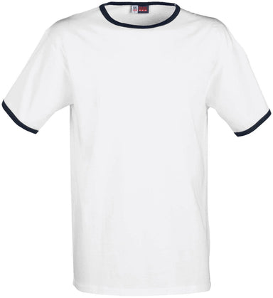 Mens Adelaide Contrast T-Shirt - White Navy 2XL / With / WN