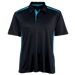 Mens Argo Golfer Black/Sapphire / SML / Regular - Golf Shirts