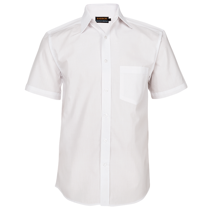 Mens Basic Poly Cotton Lounge Short Sleeve - Shirts-Corporate