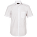 Mens Basic Poly Cotton Lounge Short Sleeve White / SML / Regular - Shirts-Corporate